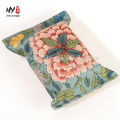 new design beautiful linen gift tissue box